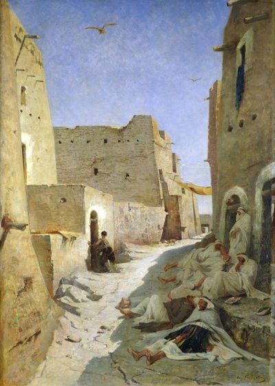 La route de Bab-El-Gharbi, Laghouat, 1859 - Eugène Fromentin